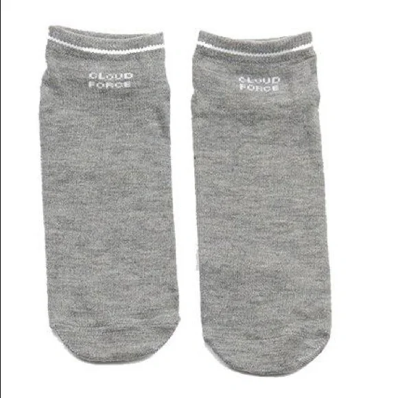 Cloud Force 10 Pack Gray Yoga Socks Barre Pilates - Picture 5 of 6